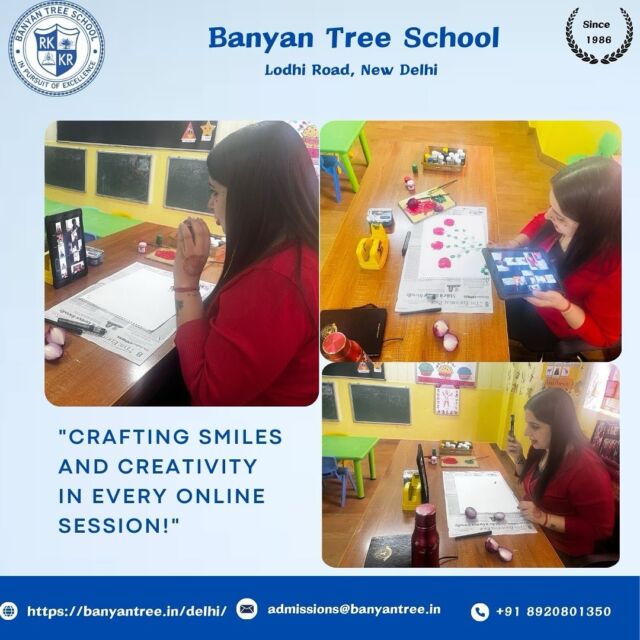 During online classes, Banyan Tree School promoted creativity through accessible art and craft activities. Students created projects using simple materials, and virtual exhibitions showcased their work. Group activities fostered collaboration, enhancing teamwork. These initiatives provided a joyful outlet, helping students stay connected and creative during virtual learning.

#BanyanTreeSchool #CreativeLearning #ArtAndCraft #OnlineEducation #VirtualLearning #StudentCreativity #ArtInEducation